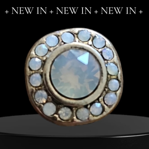 Cindy Ensor Moonstone CZ Gold Vermeil Stud Earrings - Picture 10 of 11